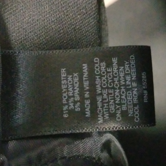 (2R) Express Columnist Office Workwear Formal Evening Classic Straight Leg Pants - Picture 4 of 12